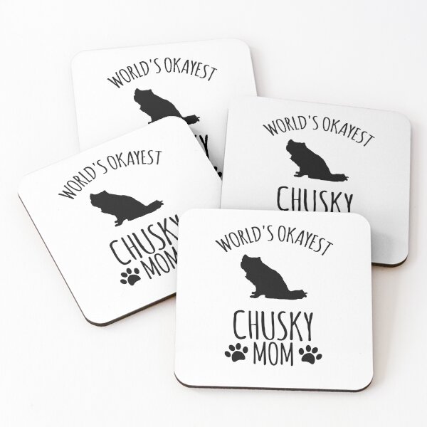 Item preview, Worlds Okayest Chusky Mom - Dog Mom designed and sold by kindxinn.