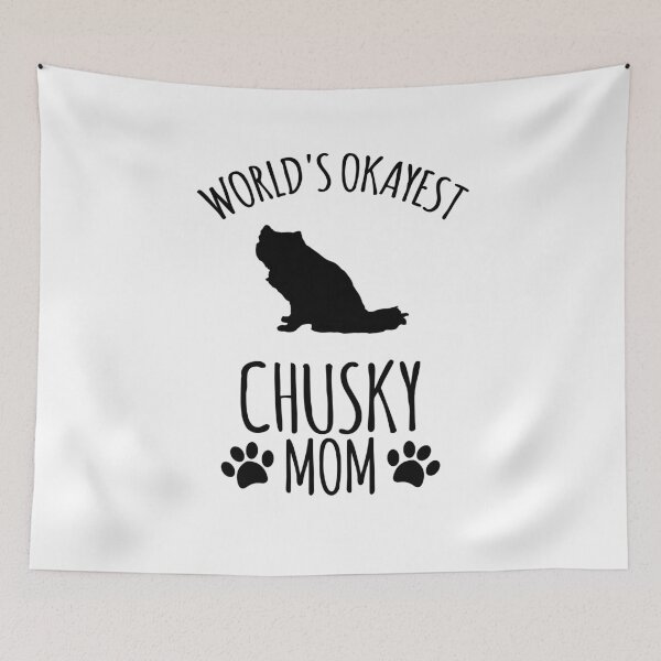 Item preview, Worlds Okayest Chusky Mom - Dog Mom designed and sold by kindxinn.