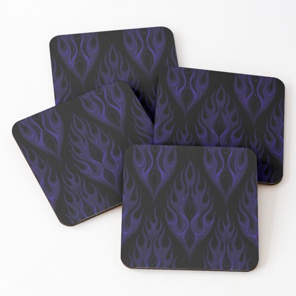 Item preview, Dark Purple Tribal Flame Pattern designed and sold by Peac7e.