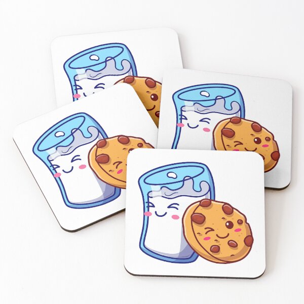 Item preview, Kawaii Milk and Cookie Best Friends Sticker designed and sold by miliemlac.