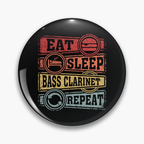 Item preview, Eat Sleep Bass clarinet Repeat designed and sold by GabbyKash.