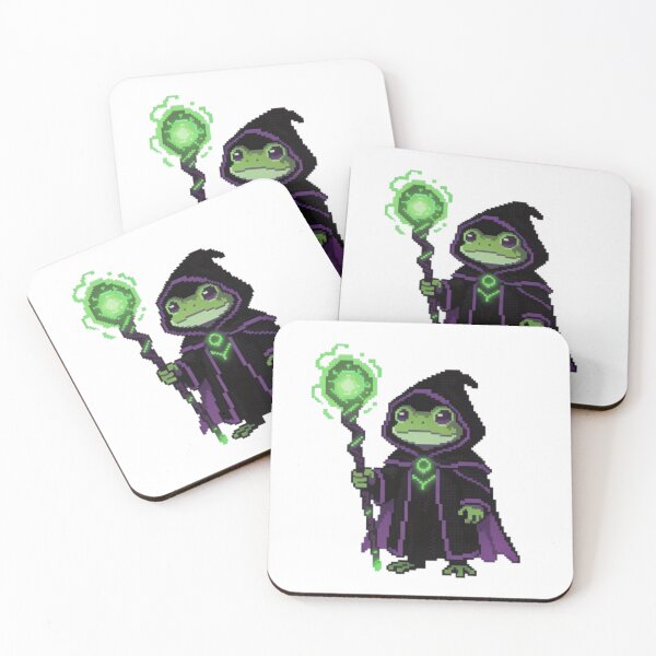 Item preview, Cute frog necromancer designed and sold by Nova Supply Co..