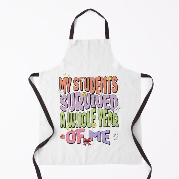 Item preview, My Students Survived A Whole Year of Me Teacher Coquette Bow designed and sold by stylboutique.