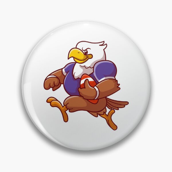 Item preview, Strong Eagle Football Player Mascot designed and sold by miliemlac.