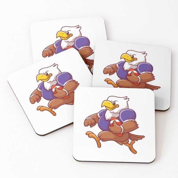 Item preview, Strong Eagle Football Player Mascot designed and sold by miliemlac.