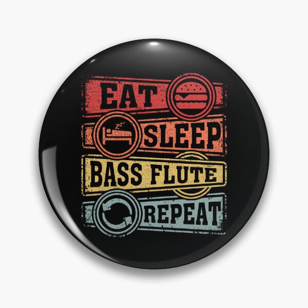 Item preview, Eat Sleep Bass flute Repeat designed and sold by GabbyKash.