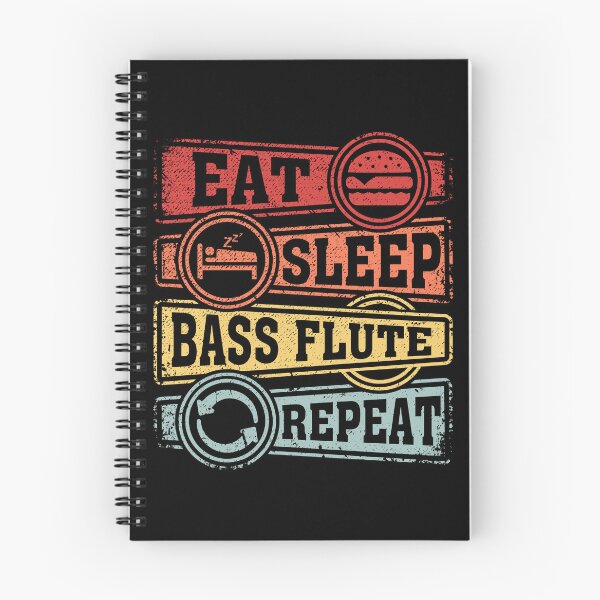 Item preview, Eat Sleep Bass flute Repeat designed and sold by GabbyKash.