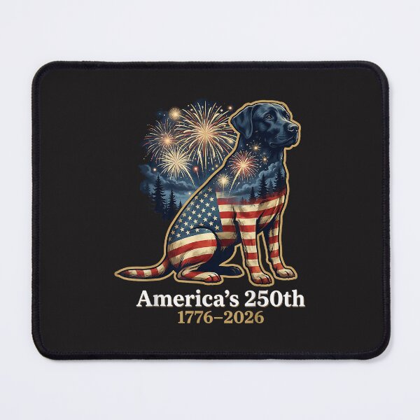 Item preview, Labrador Retriever America 250th Anniversary Patriotic Dog Design designed and sold by kiralynstration.