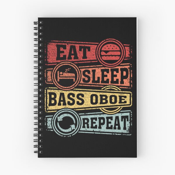 Item preview, Eat Sleep Bass oboe Repeat designed and sold by GabbyKash.