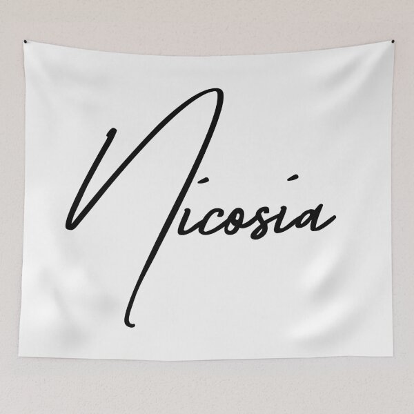 Item preview, Nicosia - Modern Minimalist Divided City Typography designed and sold by ReggieDior.