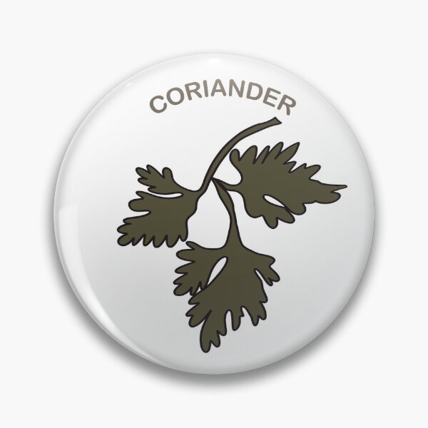 Item preview, Coriander leaves hand drawn illustration.For stickers on seasoning containers designed and sold by TaniaArtDesign.