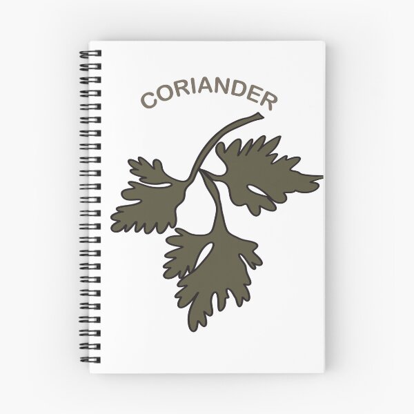 Item preview, Coriander leaves hand drawn illustration.For stickers on seasoning containers designed and sold by TaniaArtDesign.