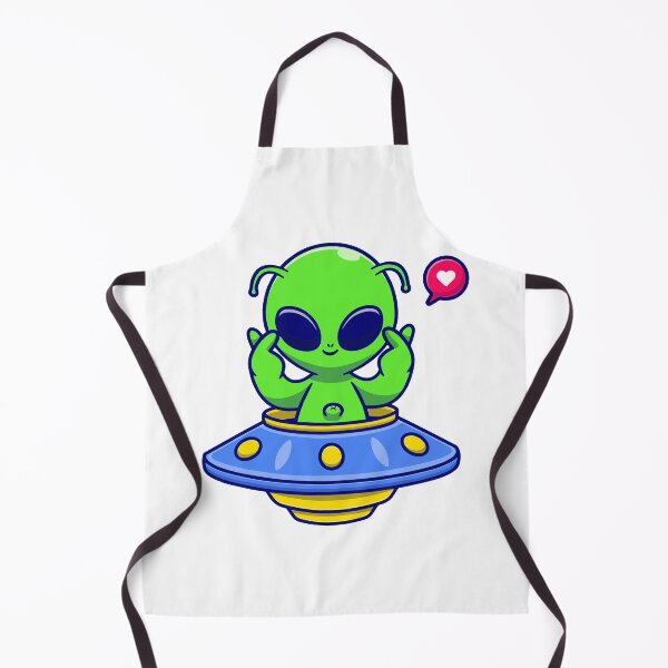 Item preview, Cute Kawaii Alien UFO Spaceship Love designed and sold by miliemlac.