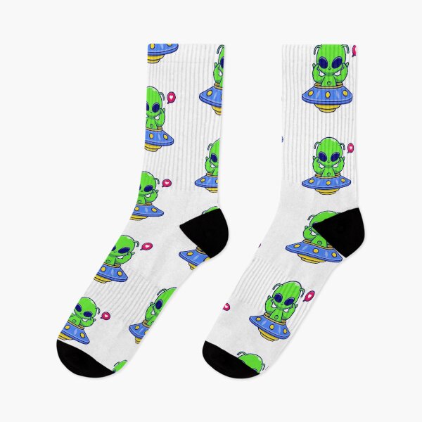 Item preview, Cute Kawaii Alien UFO Spaceship Love designed and sold by miliemlac.