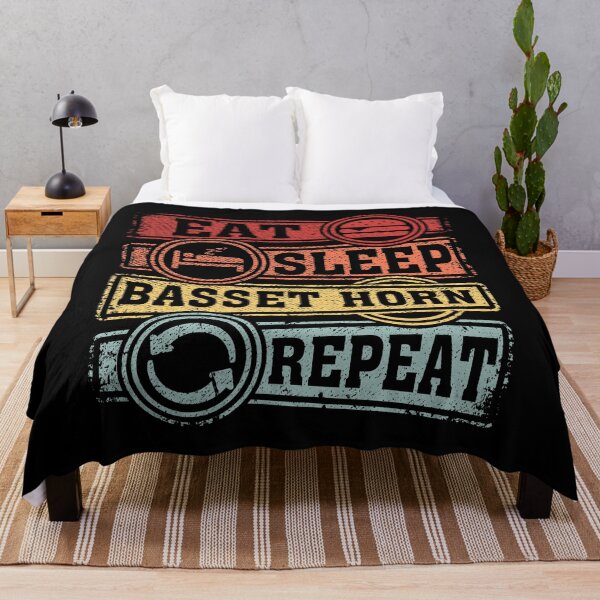 Item preview, Eat Sleep Basset horn Repeat designed and sold by GabbyKash.