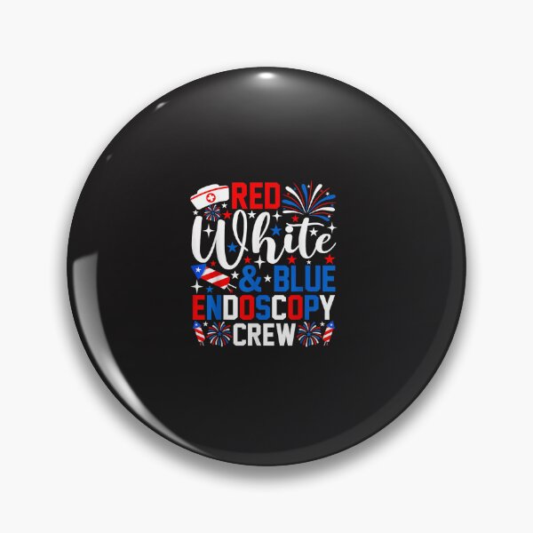 Item preview, Red White And Blue Endoscopy Crew Patriotic Nurse Design designed and sold by kiralynstration.