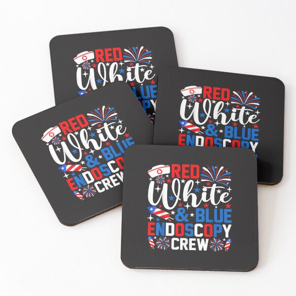 Item preview, Red White And Blue Endoscopy Crew Patriotic Nurse Design designed and sold by kiralynstration.
