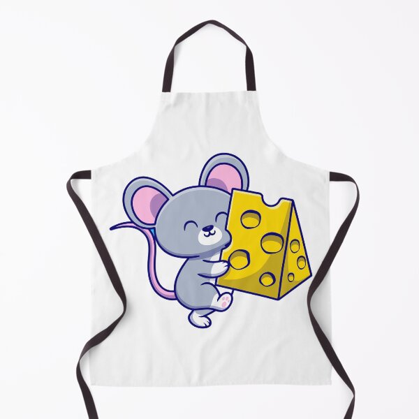 Item preview, Kawaii Little Mouse Hugging Cheese designed and sold by miliemlac.