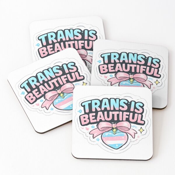 Item preview, Trans Is Beautiful Pride Sticker designed and sold by Bloomelle Studio.