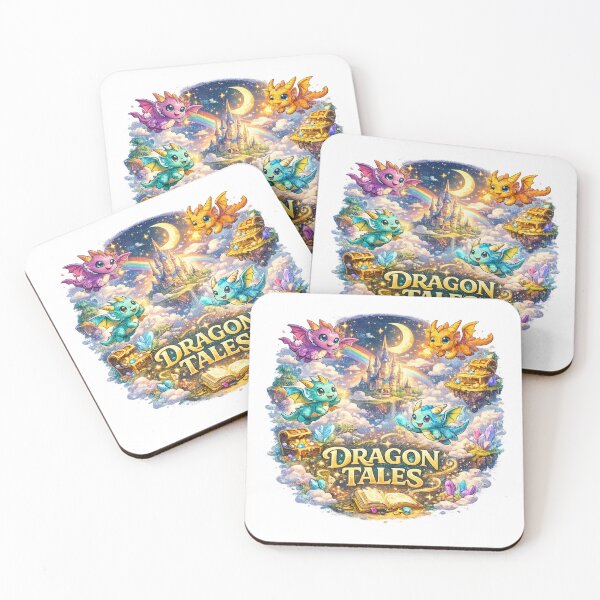 Item preview, Dragon Tales Fantasy T-Shirt | Cute Magical Dragon Adventure Art designed and sold by Mukesh Saxena.