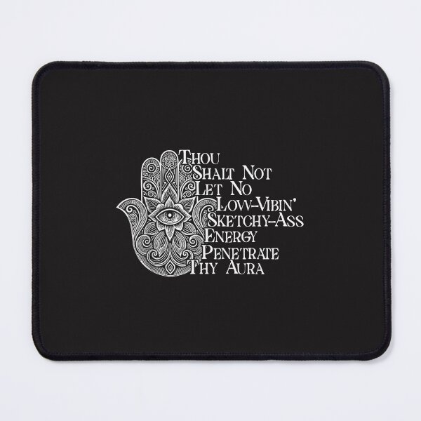 Item preview, Low Vibin Energy Funny Spiritual Meme Retro Quote Design designed and sold by kiralynstration.