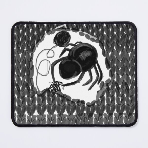 Item preview, Spider Weaving a Web | Line Art & Watercolor Illustration designed and sold by dremneaw.