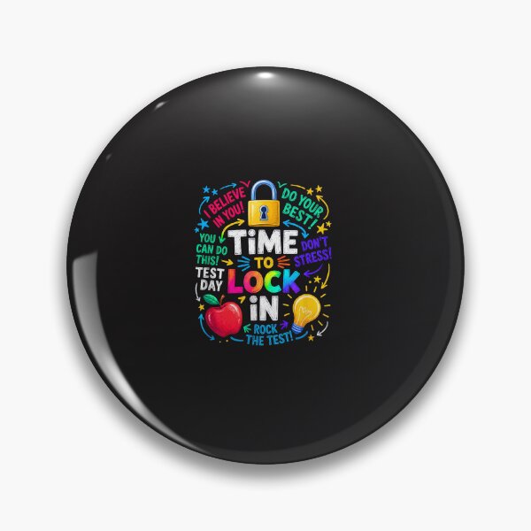 Item preview, Test Day Time To Lock In Funny State Testing School Design designed and sold by kiralynstration.