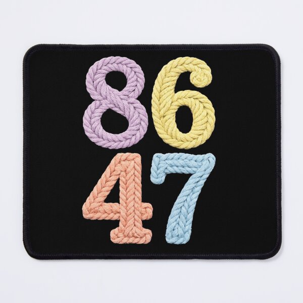 Item preview, 8647 Crochet Number Design | Knitted Pastel Numeric Aesthetic designed and sold by ArcaneArtistry.