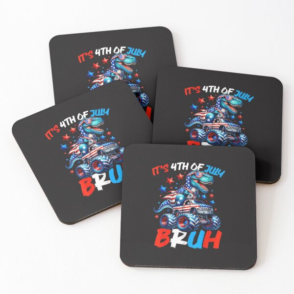 Item preview, Bruh 4th Of July Patriotic T Rex Dinosaur Kids Design designed and sold by kiralynstration.