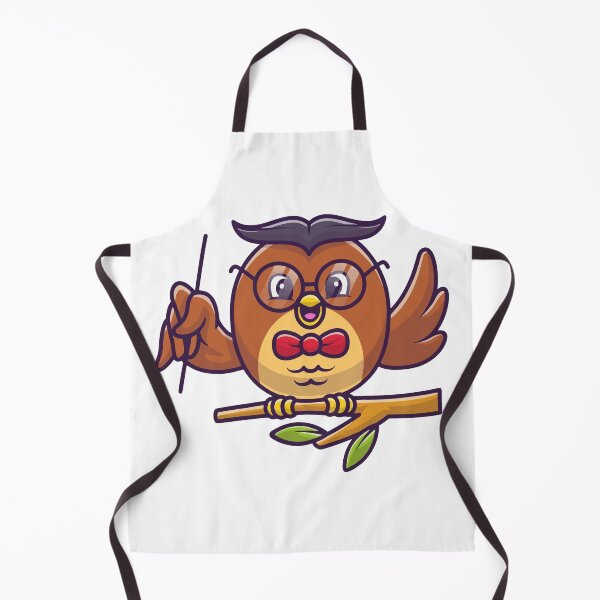 Item preview, Wise Professor Owl with Glasses and Bowtie designed and sold by miliemlac.