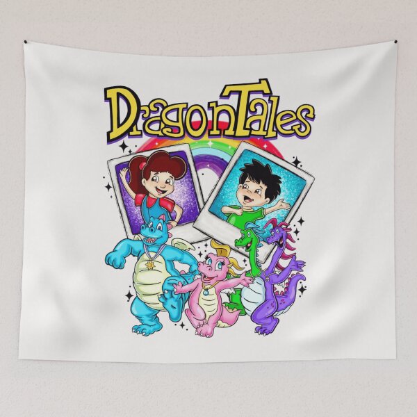 Item preview, Kids & Blue Dragon Colorful Dino DragonTales designed and sold by RansomClothings.