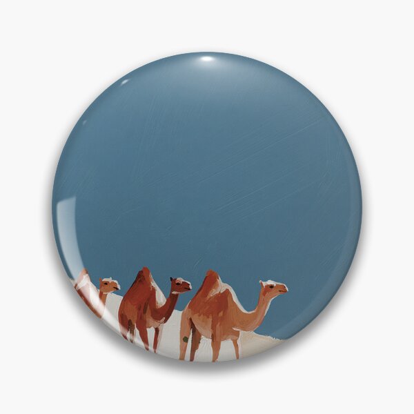 Item preview, Desert Camel Caravan Vintage Travel Painting designed and sold by Maisonsucces.