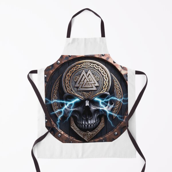 Item preview, Viking Shield Valknut Skull designed and sold by Bluesax.