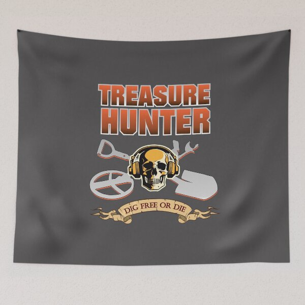 Item preview,  Treasure Hunter, metal detecting designed and sold by agoraman.