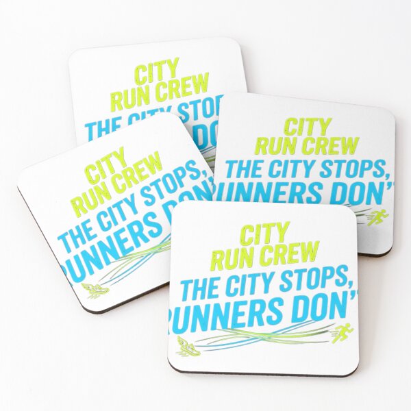 Item preview, The City Stops Runners Don't - Urban Motivation designed and sold by ProDecor.