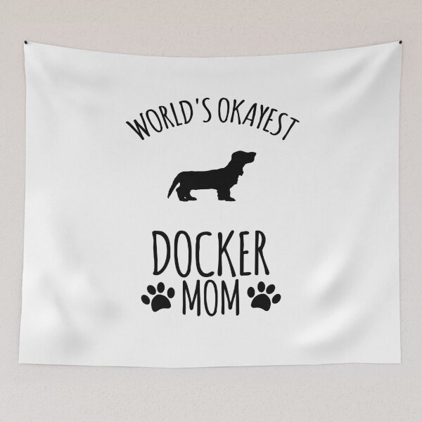 Item preview, Worlds Okayest Docker Mom - Dog Mom designed and sold by kindxinn.