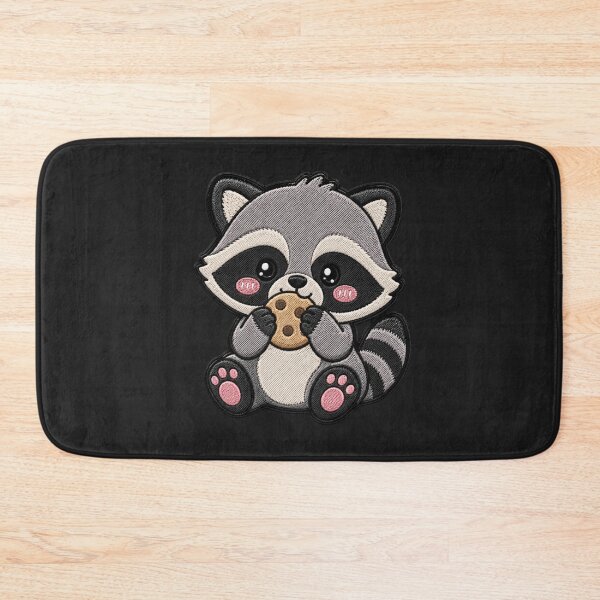 Item preview, Kawaii Baby Raccoon Embroidery Patch Cute Chibi designed and sold by ColorSplash123.