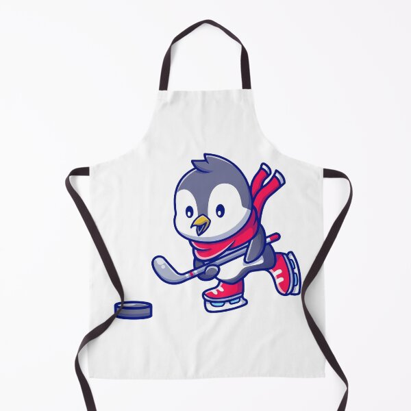 Item preview, Cute Penguin Playing Ice Hockey designed and sold by miliemlac.