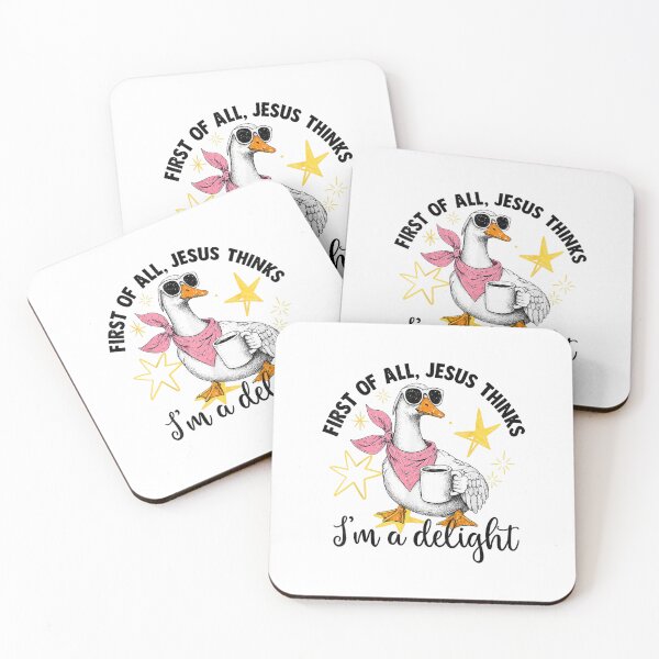 Item preview, First Of All Jesus Thinks Im A Delight Funny Christian Goose designed and sold by kiralynstration.