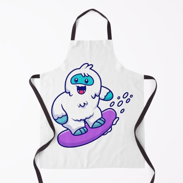 Item preview, Funny Yeti Snowboarding on Mountain designed and sold by miliemlac.