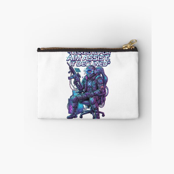 Item preview, I Asked AI For Aim Assist, It Declined designed and sold by StickVerse by Owais.