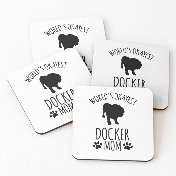 Item preview, Worlds Okayest Docker Mom - Dog Mom designed and sold by kindxinn.