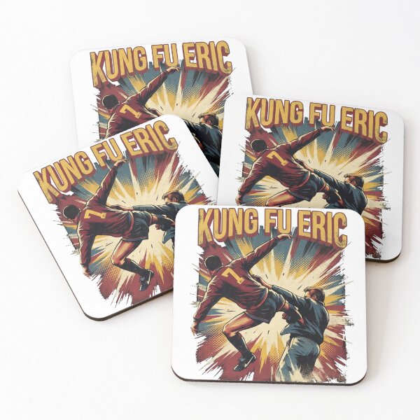 Item preview, Eric Cantona Kick 'Kung Fu Eric' designed and sold by newbounceclub.