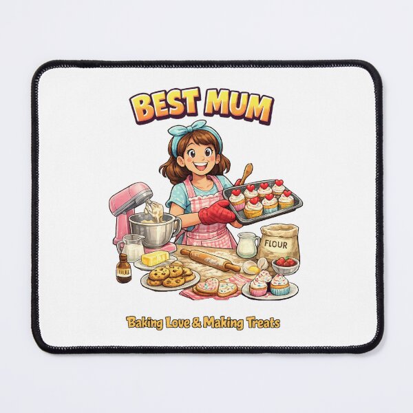 Item preview, Mum,Mom Best Mum Baking Cakes and treats designed and sold by JamesDunican.