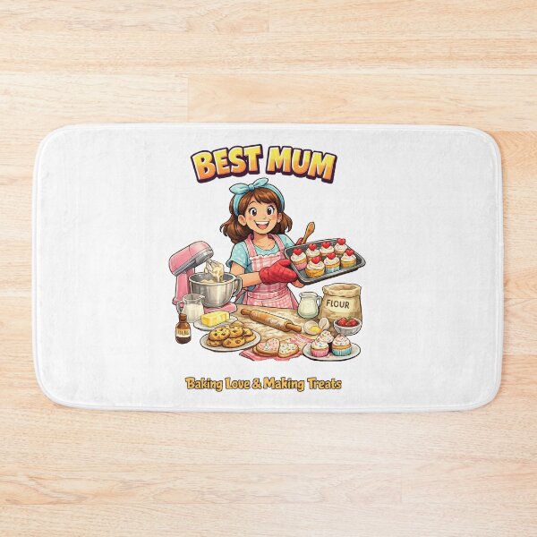 Item preview, Mum,Mom Best Mum Baking Cakes and treats designed and sold by JamesDunican.