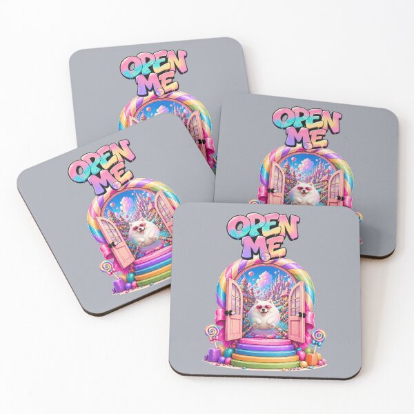 Item preview, Candy World Portal with Cute Dog – Open Me Design designed and sold by Aimetoi.