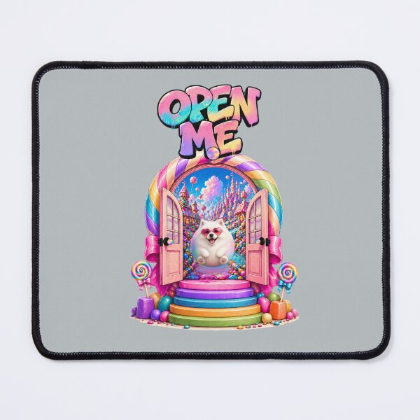 Item preview, Candy World Portal with Cute Dog – Open Me Design designed and sold by Aimetoi.