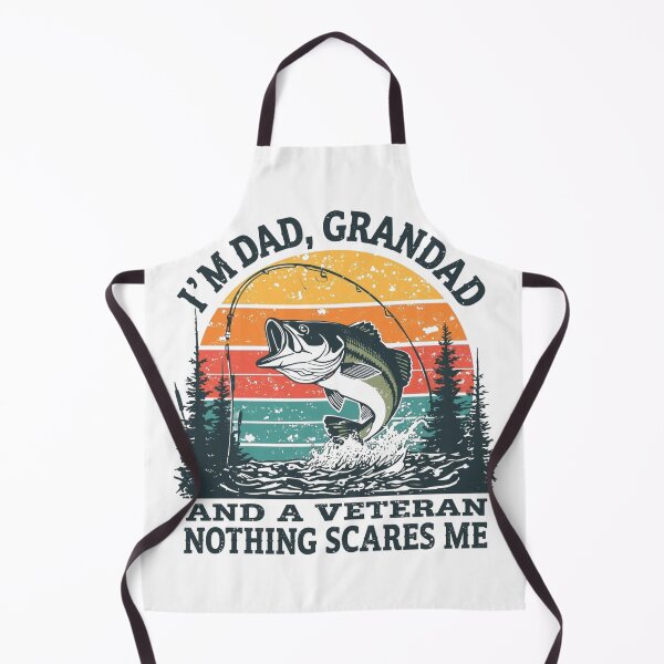 Item preview, Veteran Dad Grandad Fishing - Retro Sunset Bass Graphic designed and sold by PACS0011.