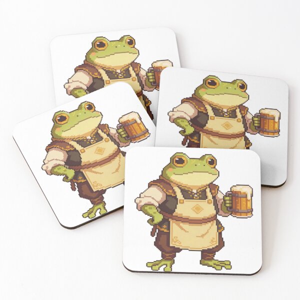 Item preview, Cute tavern keeper frog designed and sold by Nova Supply Co..