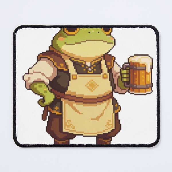Item preview, Cute tavern keeper frog designed and sold by Nova Supply Co..